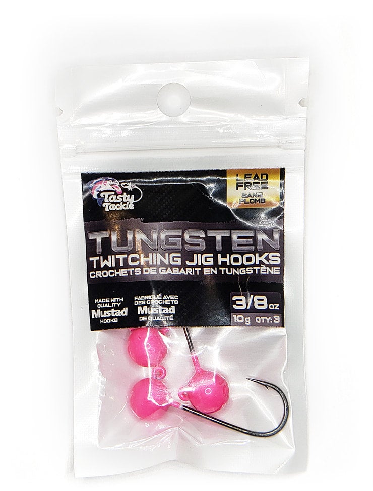 Classic Tungsten Jig Hooks - Hot Pink
